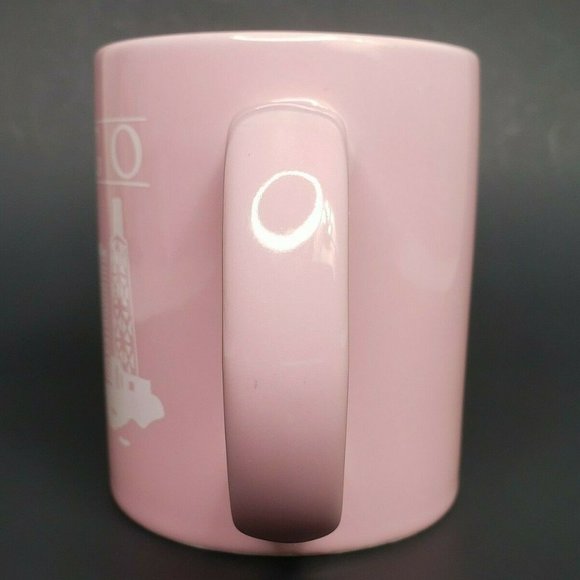 Vintage Pink Chicago Mug Skyline Souvenir Willis Sears Hancock Windy City - Picture 5 of 10